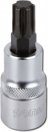 Bitshylsa 1/2" M13 mm Ribe Lång