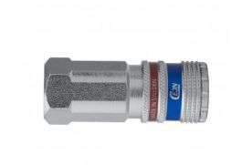 Tryckluftskoppling 1/4" G INV NBR. Serie 320 eSafe, DN 7.6 Cejn