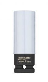Hjulhylsa 1/2" Kraft Med Skydd 86mm Lång 21mm