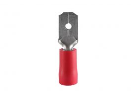 Flatstift röd 0.5-1.5 mm² 6.3x0.8 mm