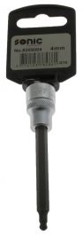 Hylsa 3/8" Insex Med Kulände 90mm Lång 4mm