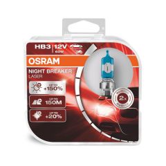 Osram Night Breaker Laser - Glödlampa HB3 60W 12 V 2-pack