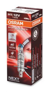 Osram Night Breaker Laser - Glödlampa H1 55W 12 V 1-pack