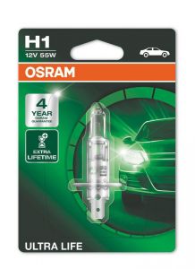 Osram Ultra Life - Glödlampa H1 55W 12 V 1-pack