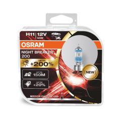 Osram Night Breaker 200 - Glödlampa H11 55W 12 V 2-pack