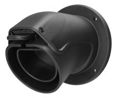 Laddkabelhållare e-Charge för Typ2 vinklad Deltaco