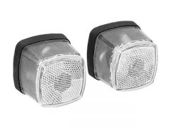 Positionsljus Aspöck/Saw/Hella 62x62x40 med reflex (2-pack) Valeryd