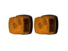 Sidomarkeringslykta ASPÖCK/SAW/HELLA 62x62x45 (2-pack) Valeryd