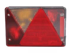 Baklampa Aspöck Multipoint 4 Vä 200x136x59 med skyltbelysning. Bajonettansl.5-pol. Valeryd