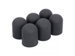 Kulskydd 50mm mjuk svart (6-pack) Valeryd