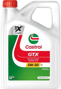 Castrol GTX C4 5W-30 Motorolja Dunk 4 l