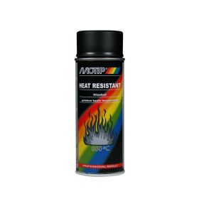 Motip Heat Resistant - Värmefärg Svart 400 ml