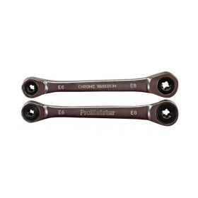 Ringspärrnyckel Med Spärr Torx E6-E8 ProMeister