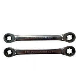 Ringspärrnyckel Med Spärr Torx E20-E24 ProMeister