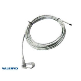 Vinschwire med krok, 5mm - Längd 8m Valeryd