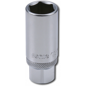 Tändstiftshylsa gummifäste 3/8" 6-kant, 21 mm Sonic