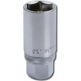 Tändstiftshylsa clipsfäste 1/2", 6-kant, 18 mm Sonic