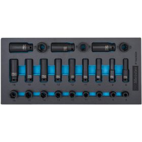 Hylssats 3/8" Kraft 8-19mm 24-Delar ProMeister