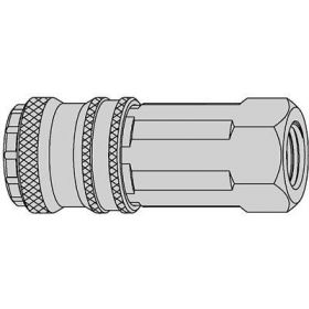 Tryckluftskoppling 3/8" G INV NBR. Serie 320 eSafe, DN 7.6 Cejn