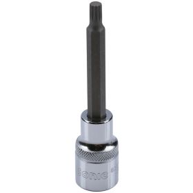Bitshylsa 1/2" M10 mm Spline Lång