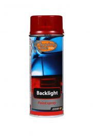 Motip Backlight Paint Spray - Bakljusfärg Röd 400 ml