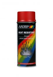 Motip Heat Resistant - Värmefärg Röd 400 ml