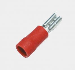 Flatstifshylsa röd 0.5-1.5 mm² 2.8x0.8 mm