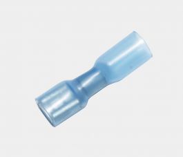 Limflatstiftshylsa Blå 1.5-2.5 mm² 6.3x0.8 mm