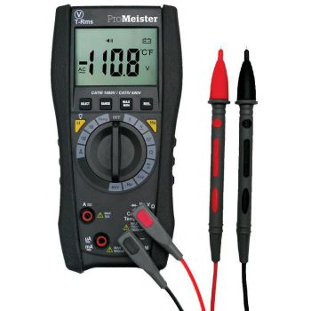 Multimeter Digital 9V Batteri ProMeister