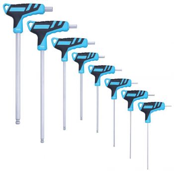 T-Handtagsats Insex Med Kulände 2,5-10mm 8-Delar ProMeister