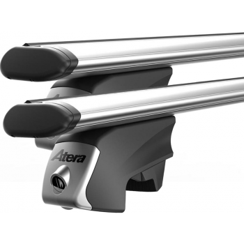 Atera SIGNO RTD 048522/522 - Komplett lasthållare för Integrerad reling 122 cm - Silver 2-pack