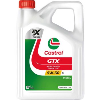 Castrol GTX C4 5W-30 Motorolja Dunk 4 l