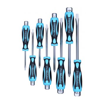 Skruvmejselsats Med Genomgående Klinga 8-Delar ProMeister