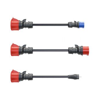 Sats, Gemini flex 11 kW CEE red 32 A, blue 16 A, EU Go-e