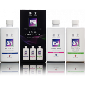 Autoglym Polar Collection - Tvättpaket/Foam Lance schampo;Bilschampo utan vax;Sprayvax 3 x 500 ml