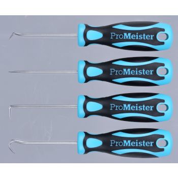O-Ringsverktyg/Krokar 3mm Sats 4-Delar ProMeister