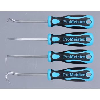 O-Ringsverktyg/Krokar 6mm Sats 4-Delar ProMeister