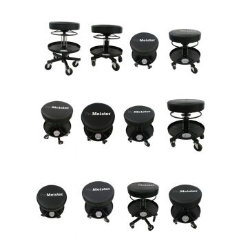 Åkstol Med 5 Hjul & Avlastningshylla ProMeister