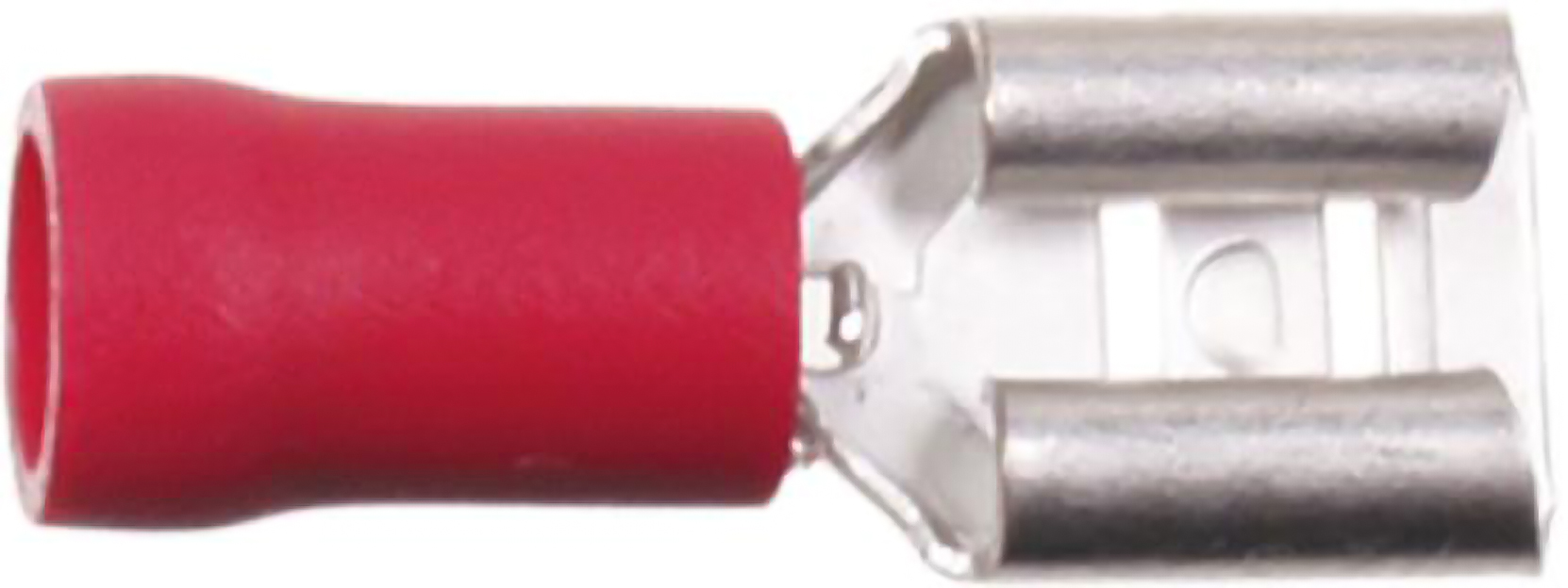 Alternativ bild 0 för Flatstift 6,3mm² Röd 100-pack