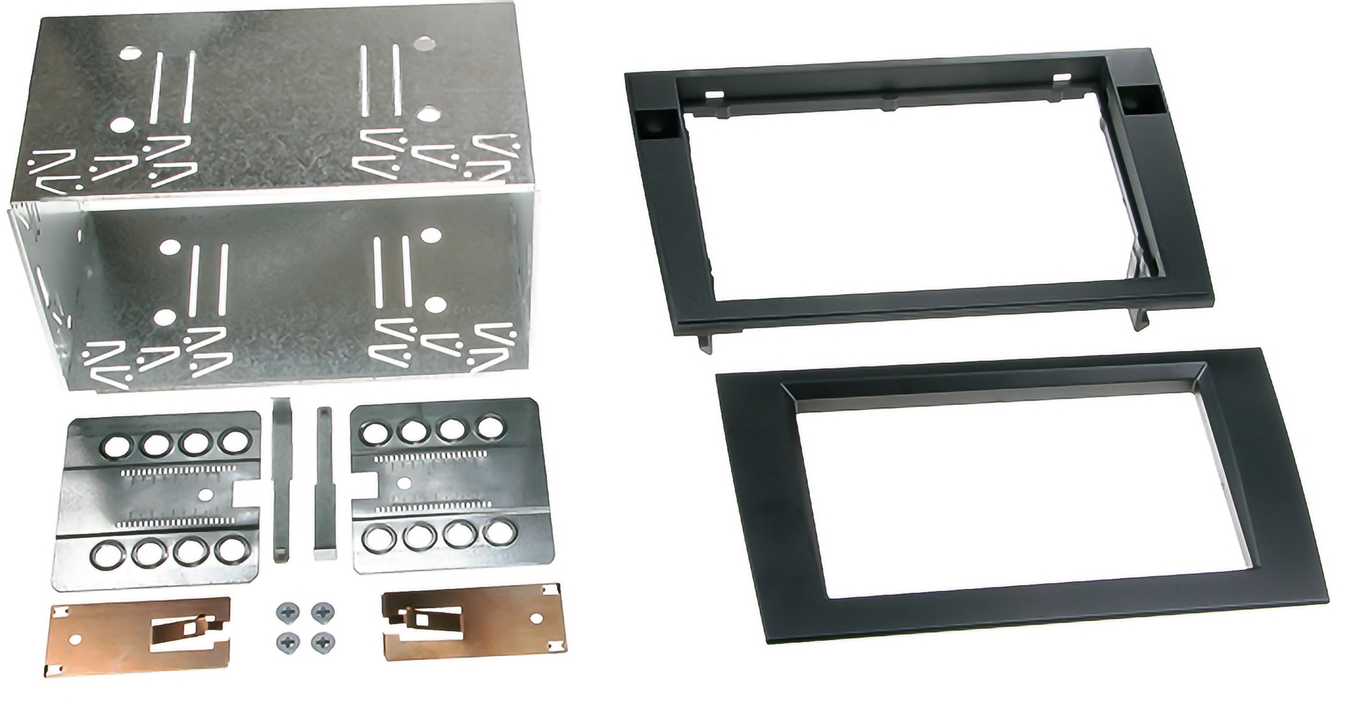 Monteringsram Audi A4 2-Din set -2006, Seat Exeo 09-