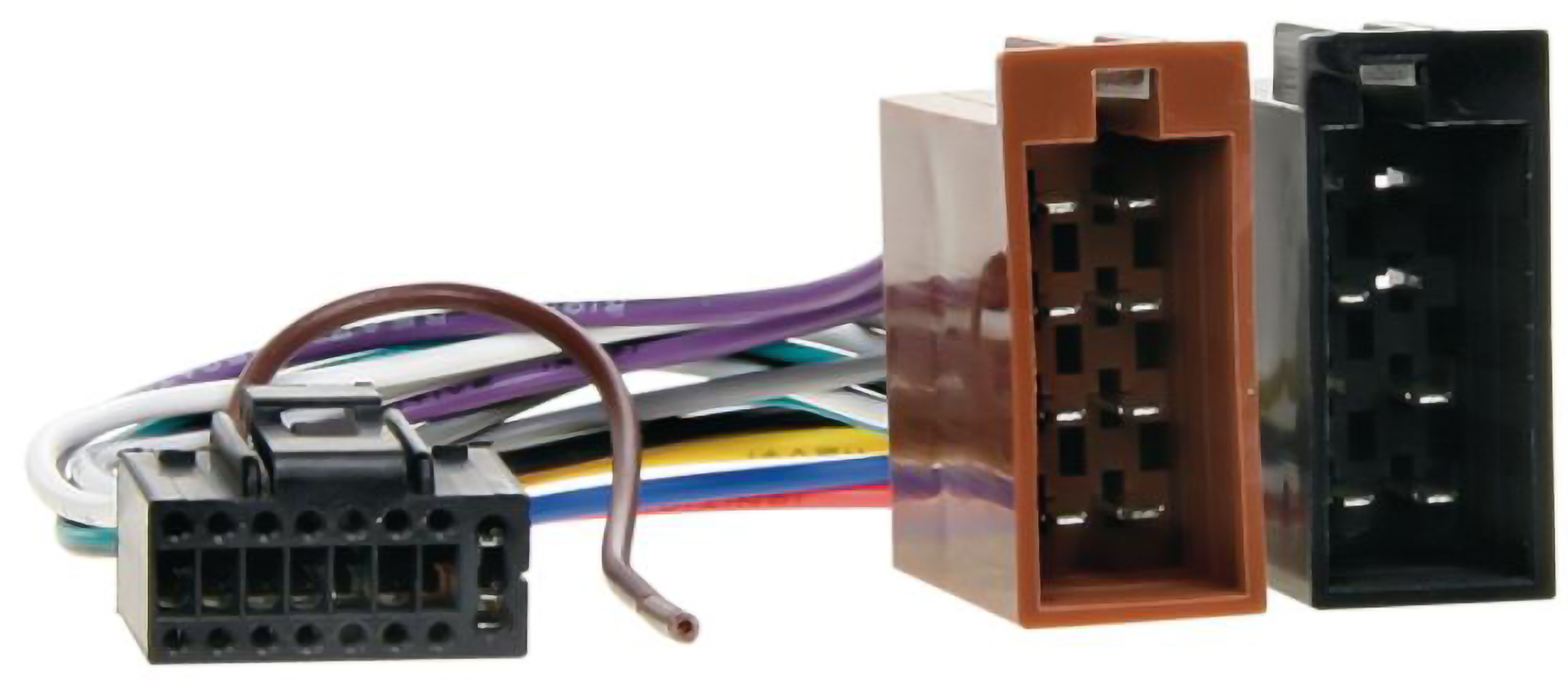 Produktfoto för ACV 457001, ISO-adapter, Quadlock 16-pin, Quadlock 16-pin, Honkoppling, Honkoppling, Kenwood