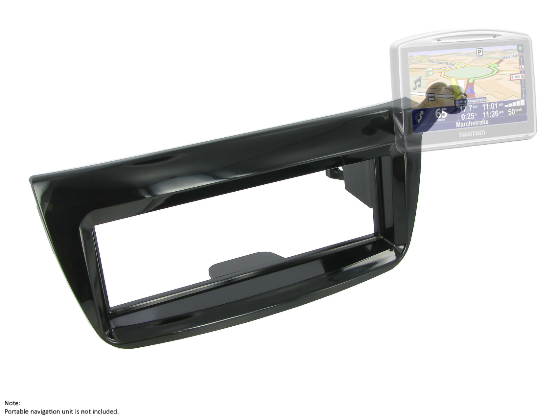 Monteringsram Fiat Doblo 2010-2015, enkel-DIN