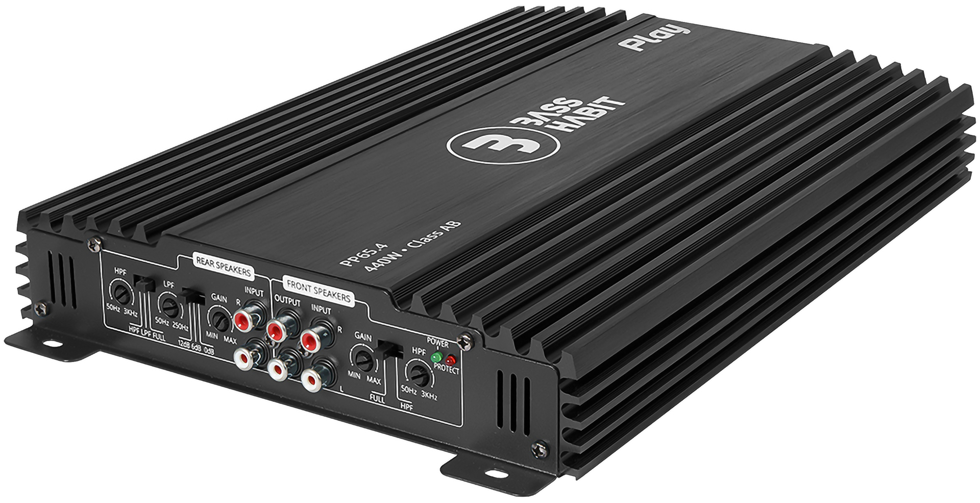 Bass Habit Play Power 65.4 (gen. 2), fyrkanaligt slutsteg