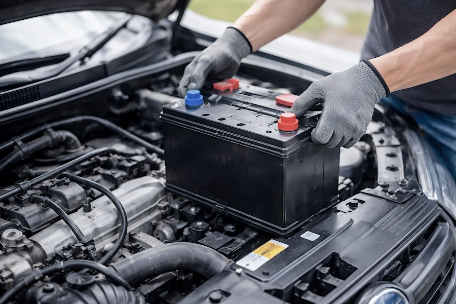 Byta bilbatteri själv