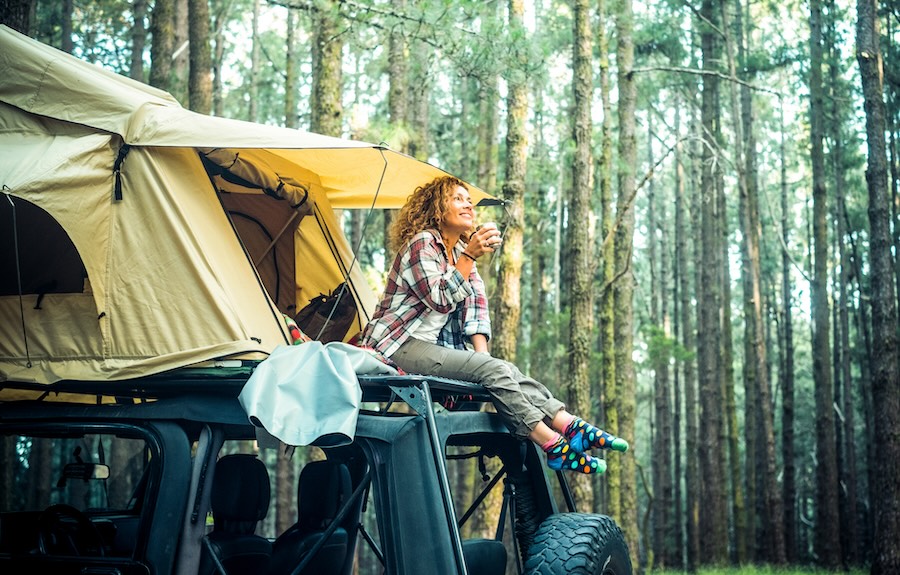 Taktälten till bilen